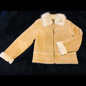 Baby Phat Suede Leather Jacket (size S)